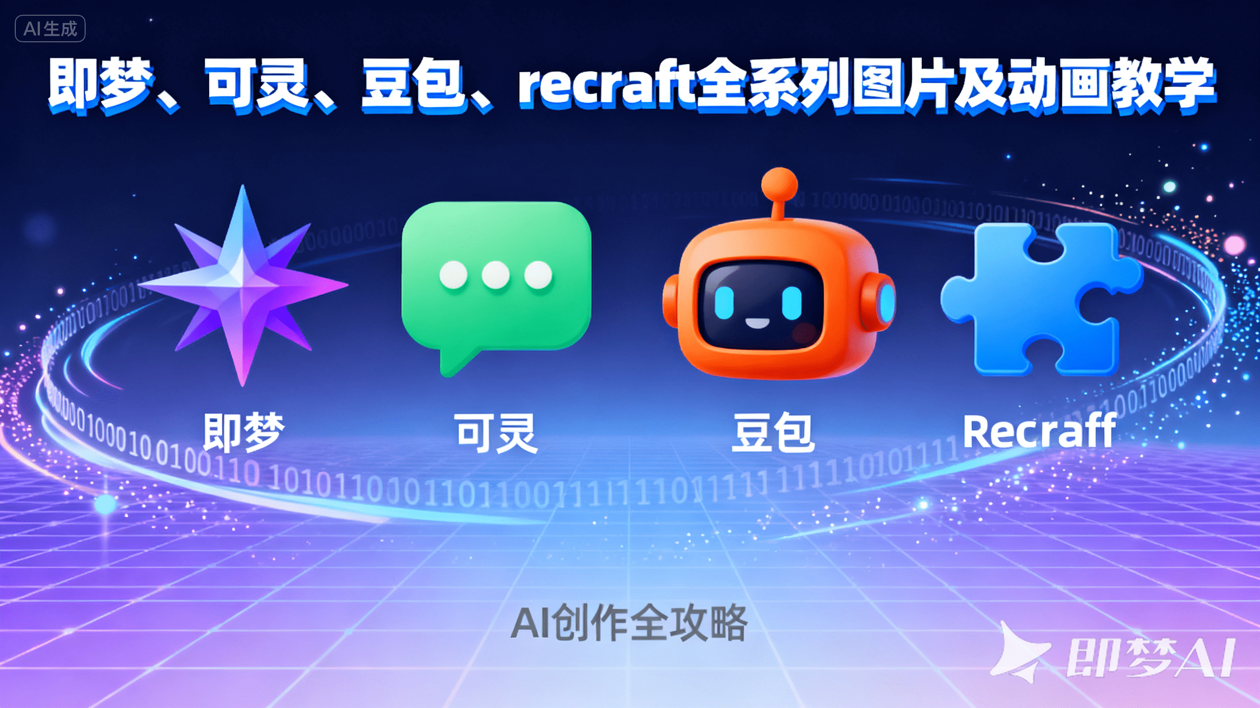 4大AI工具在项目操作中的实战用途——让小白也能简单学会用AI的方式制作出可以变现的图片和动画